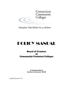 POLICY MANUAL - ct