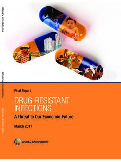 Final Report DRUG-RESISTANT INFECTIONS - World Bank