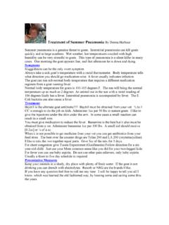 Treatment of Summer Pneumonia - Harbour Livestock
