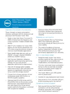Dell Precision Tower 7000 Series (7810)