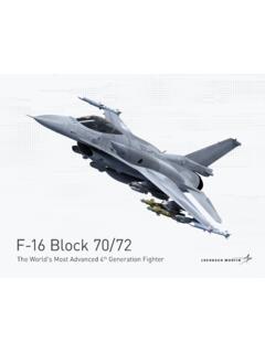 F-16 Block 70/72 - Lockheed Martin Space