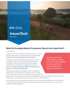 InsureTech - Omidyar Network