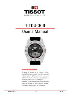 T-TOUCH II User’s Manual