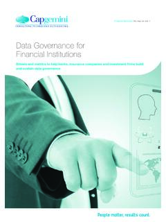 Data Governance for Financial Institutions