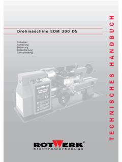 Drehmaschine EDM 300 DS - rotwerk.de