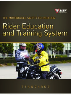 Background - Motorcycle Safety Foundation Home …