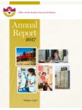 Annual Report 2017 of the Office of the Auditor General of ...