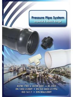 Pressure Pipe System - National Plastic
