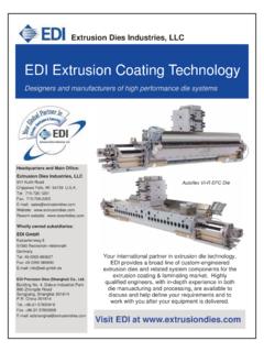 EDI Extrusion Coating Technology - EKO-FORM