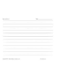 Handwriting Practice worksheet 1 - tlsbooks.com