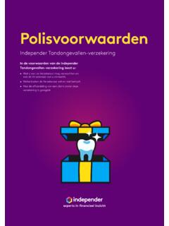 Polisvoorwaarden - independer-static.nl