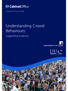 Understanding Crowd Behaviours - GOV.UK