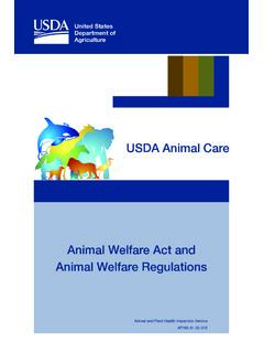 USDA Animal Care