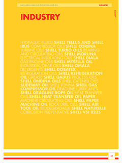 SHELL AUSTRALIA LUBRICANTS PRODUCT DATA GUIDE …