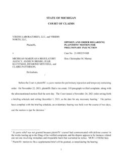 Court of Claims Order