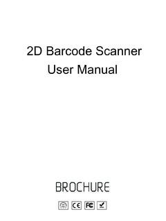 2D Barcode Scanner User Manual