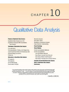 Qualitative Data Analysis - SAGE Publications Inc