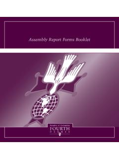 Assembly Report Forms Booklet - Knights of …