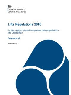 Lifts Regulations 2016 - GOV.UK