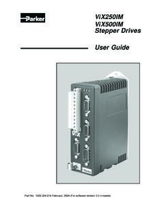 ViX250IM ViX500IM Stepper Drives User Guide