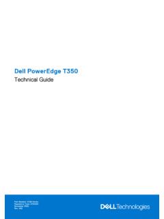 Dell EMC PowerEdge T350 Technical Guide