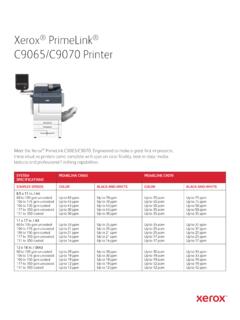 Xerox &#174;PrimeLink C9065/C9070 Printer