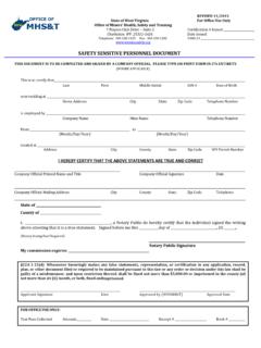 SAFETY SENSITIVE PERSONNEL DOCUMENT