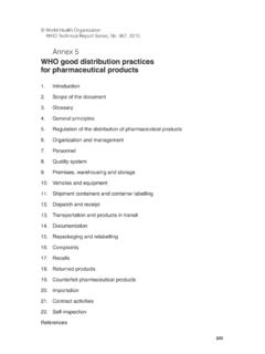 Annex 5 WHO good distribution practices for …