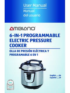 6-IN-1 PROGRAMMABLE ELECTRIC PRESSURE COOKER