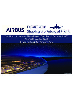 DiPaRT 2018 Shaping the Future of Flight - cfms.org.uk