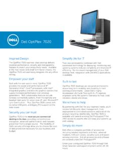 Dell OptiPlex 7020 - Dell United States
