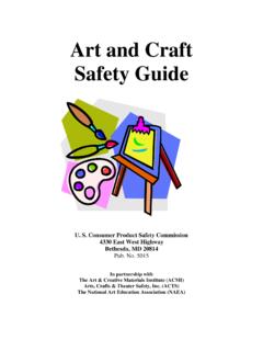 Art and Craft Safety Guide - CPSC.gov