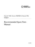 Recommended Spare Parts Manual