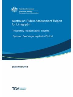 Australian public assessment report for Linagliptin