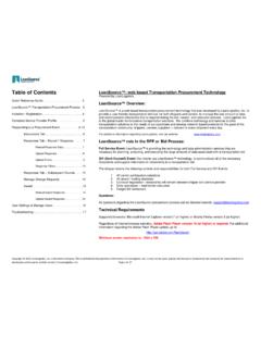 Table of Contents - leansourcerfp.com