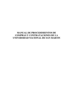 Manual Compras y Contrataciones UNSAM vigente