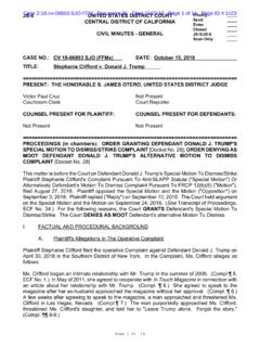 JS-6 UNITED STATES DISTRICT COURT Priority CENTRAL ...