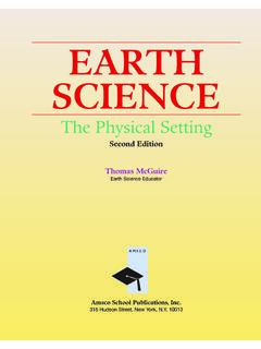 EARTH SCIENCE - Sarah Smith