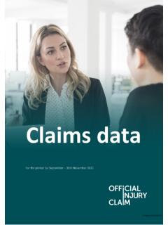 Claims data - officialinjuryclaim.org.uk