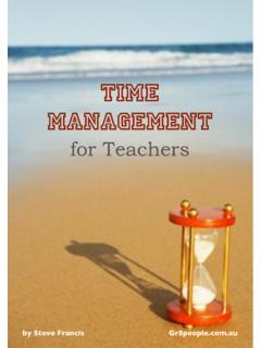 Time management for Teachers