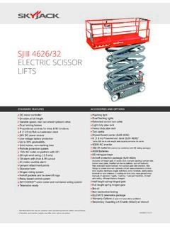 SJIII 4626/32 ELECTRIC SCISSOR LIFTS - Skyjack