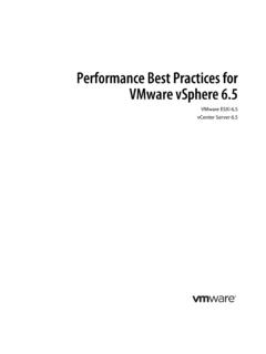 Performance Best Practices for VMware vSphere 6