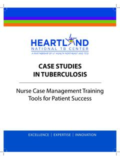 CASE STUDIES IN TUBERCULOSIS - Michigan
