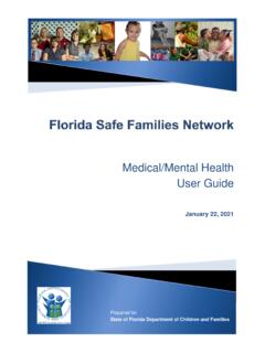 Medical/Mental Health User Guide - University of South Florida