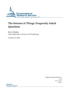 The Internet of Things: Frequently Asked Questions
