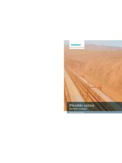 Flexible Cables AUNZ Catalogue - Siemens