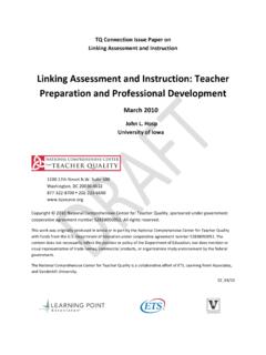 Linking Assessment and Instruction - LeadScape