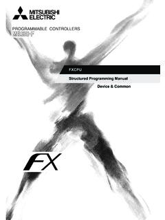 FXCPU Structured Programming Manual [Device &amp; Common]