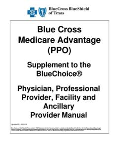 Blue Cross Medicare Advantage (PPO) - Health …