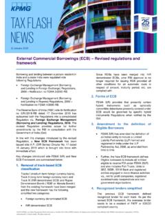 External Commercial Borrowings (ECB) – Revised regulations ...